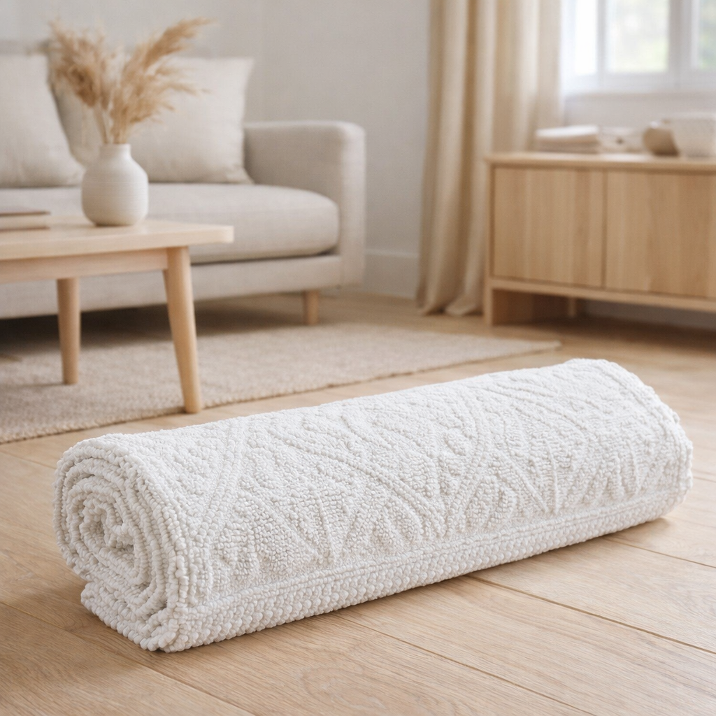 Tapis Enzo neige en situation