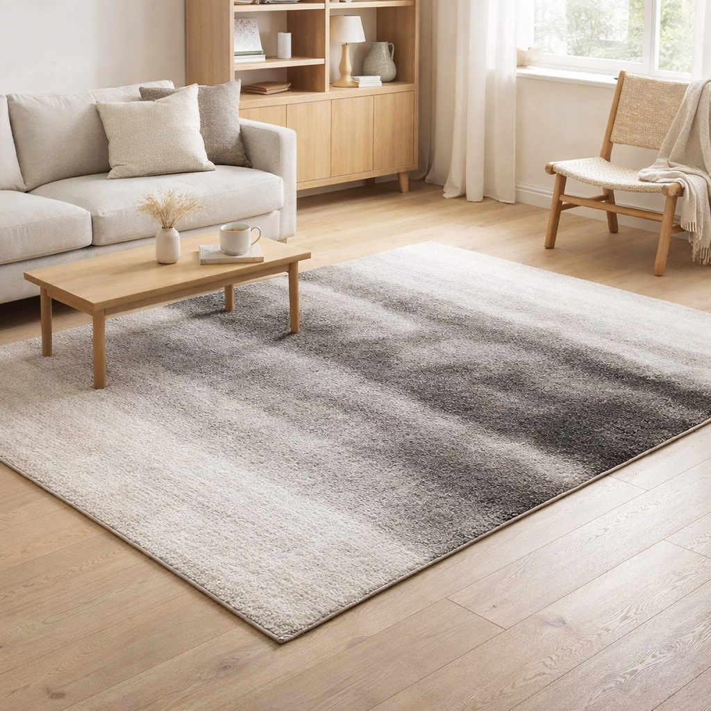 Tapis Vadim Cendre 160 x 230 en situation
