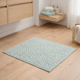 Tapis de bain uni Enzo Jade 54 x 64 en situation