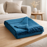 Drap hammam Cancun Acier 90 x 180 en situation