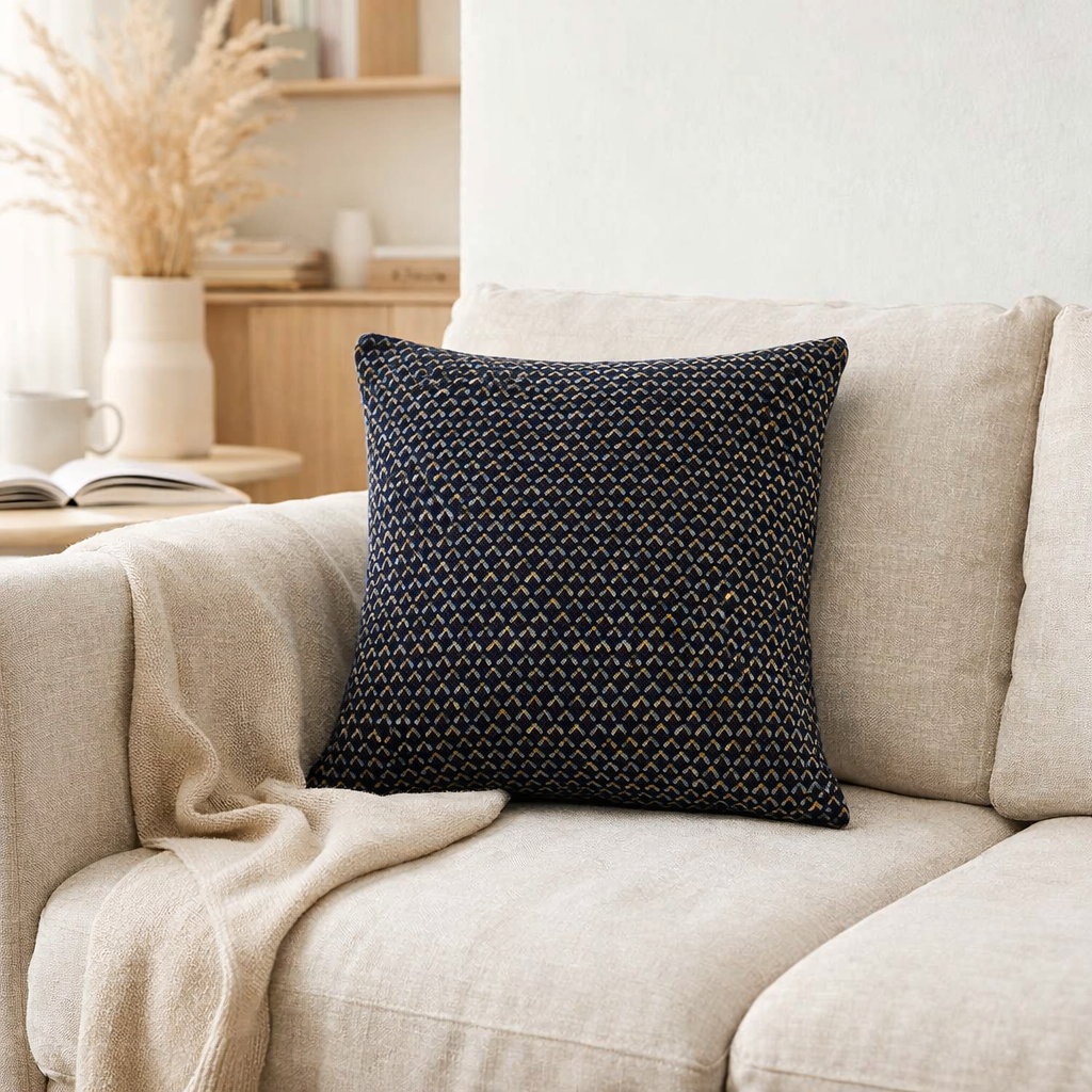 Coussin Vera Encre 45 x 45 en situation