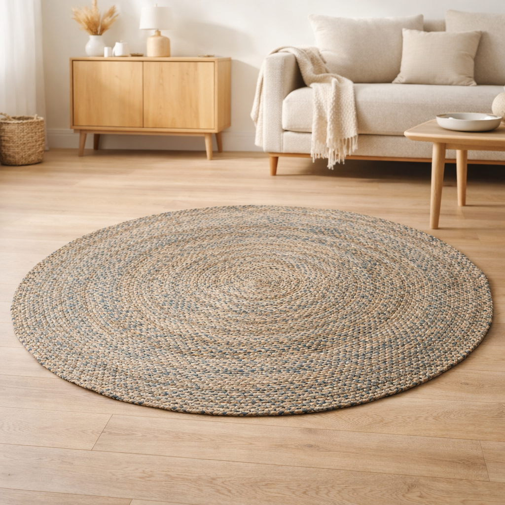Tapis Elliot Riviera diamètre 160 cm en situation