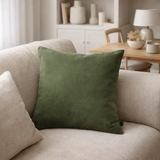 Coussin uni Elise Verveine 45 x 45 en situation