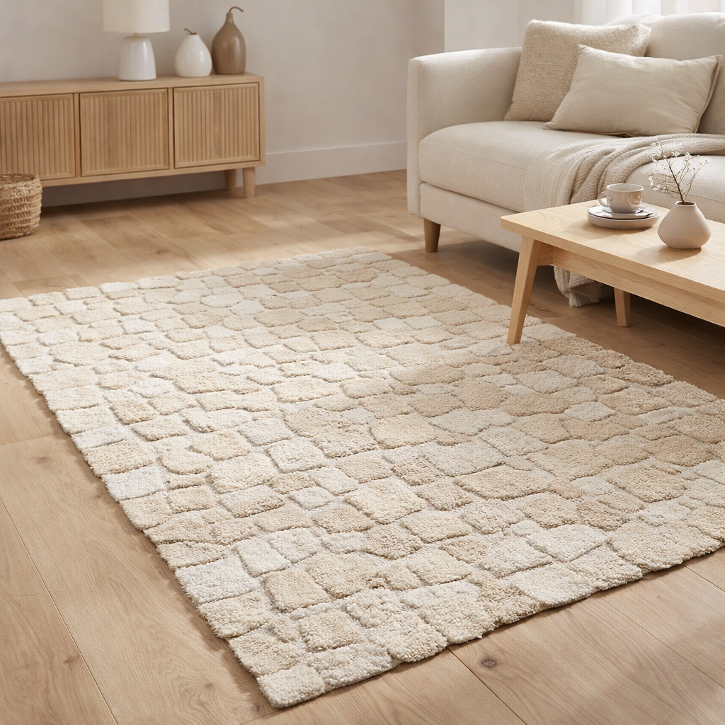 Tapis Ursa Naturel 160 x 230 en situation