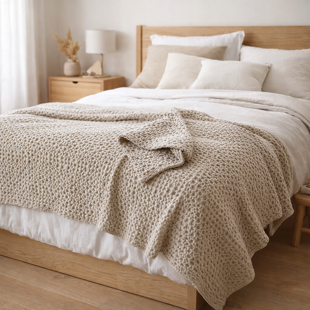 Jeté Stonewashed Tana Lin 180 X 260 en situation