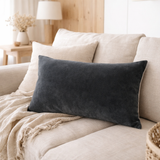 Coussin uni Elise Tonnerre 30 x 50 en situation
