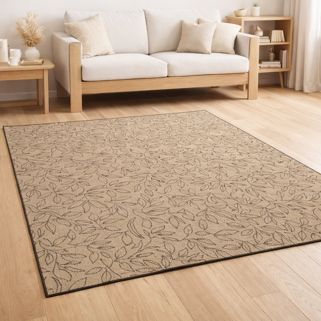 Tapis Chelby extérieur Naturel 120 x 170 en situation