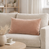 Coussin uni Elise Epice 40 x 65 en situation