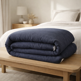 Housse de couette Linco Marine 220 x 240 bouteille 40 cm en situation