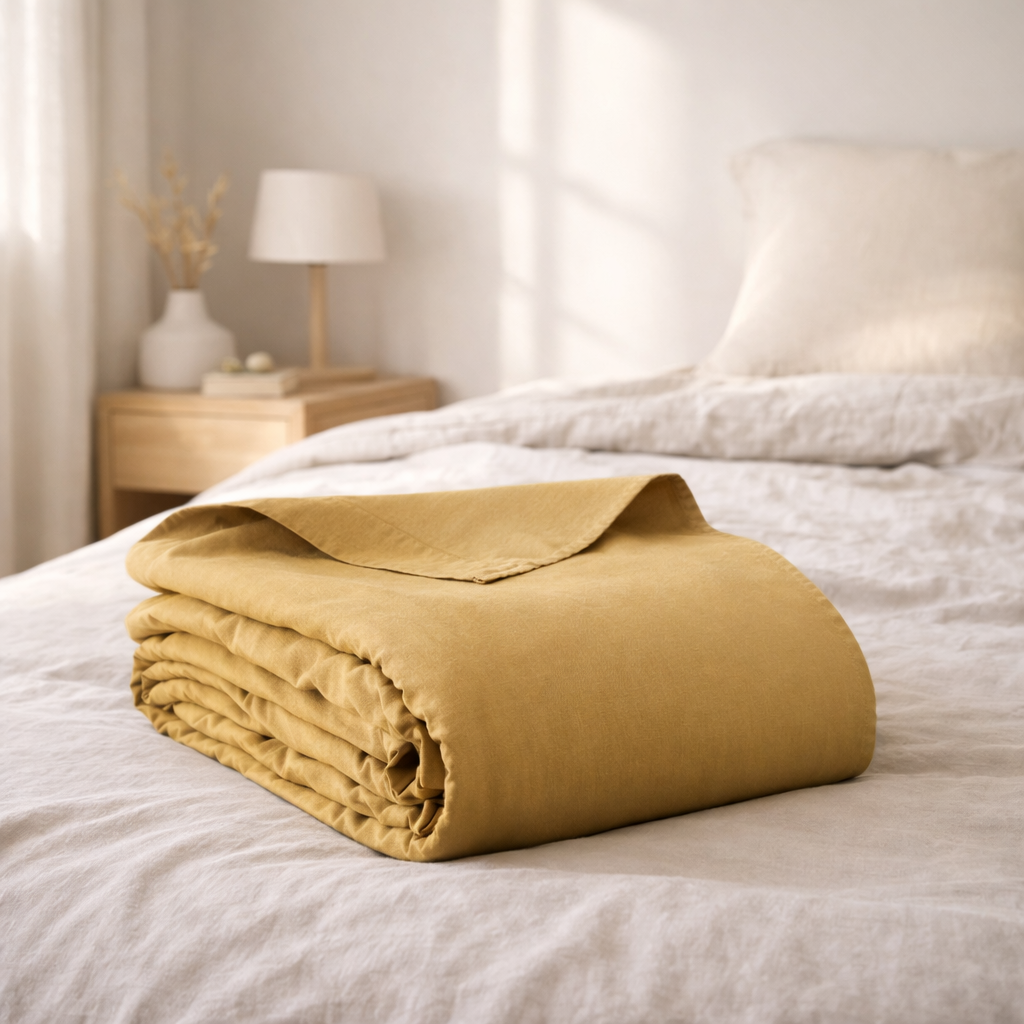 Drap plat Calita Or 240 x 300 en situation
