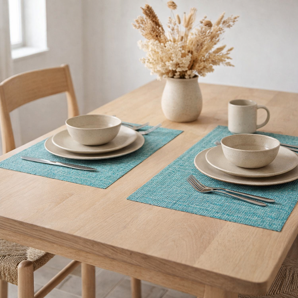 Set de table Canna Jade 33 x 45 en situation