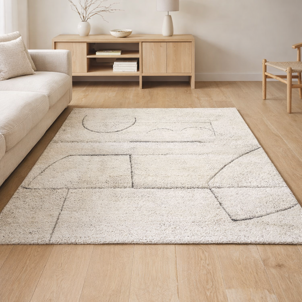 Tapis Normand Naturel 160 x 230 en situation