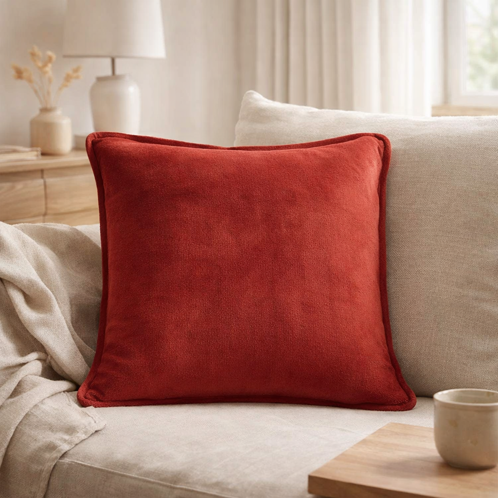 Coussin Tender Géranium 50 x 50 en situation