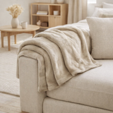 Plaid Tendre Galet 150 x 200 en situation