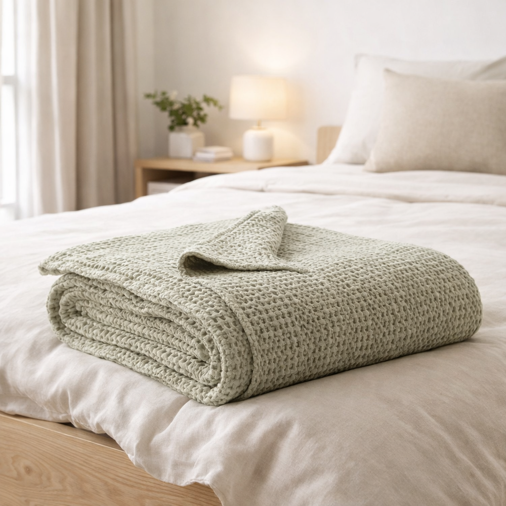Jeté stonewashed Tana Pinede 180 x 260 en situation