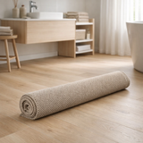 Tapis de bain uni Etia Lin 54 x 110 en situation
