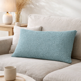 Coussin stonewashed Tana Alizée 40 x 65 en situation