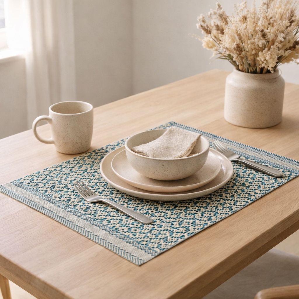 Set de table Kadra Paon 33 x 45 en situation