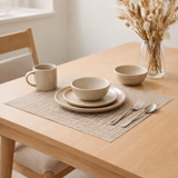 Set de table Canna Taupe 33 x 45 en situation