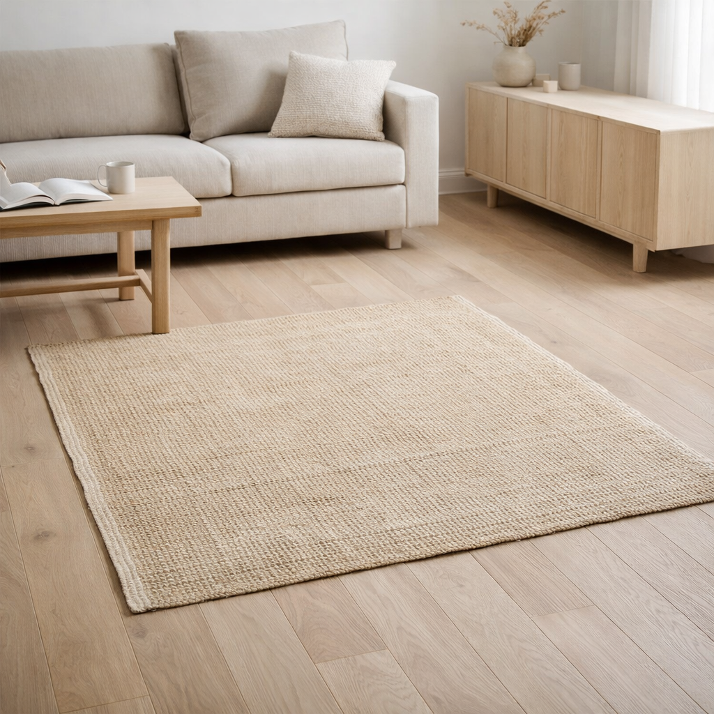 Tapis Elios Naturel 120 x 170 en situation