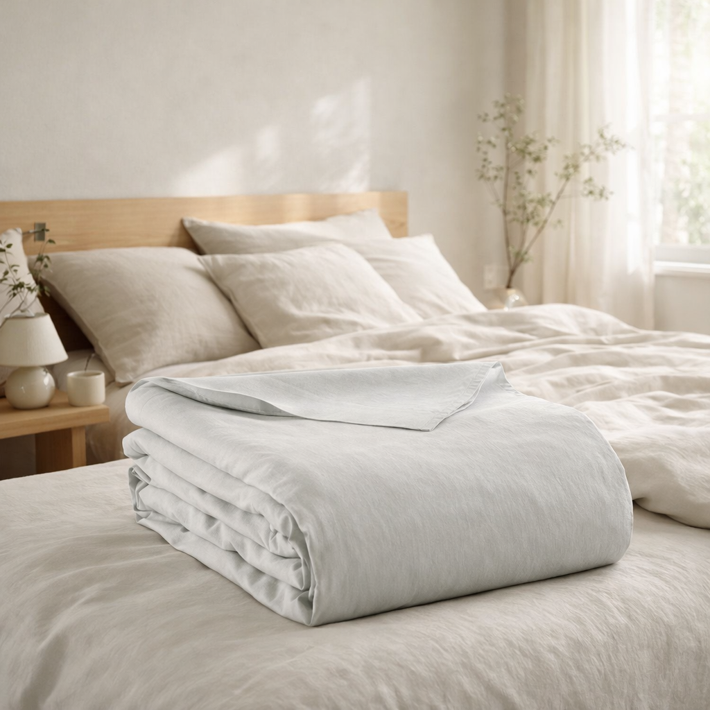 Drap plat Calita Perle 240 x 300 en situation