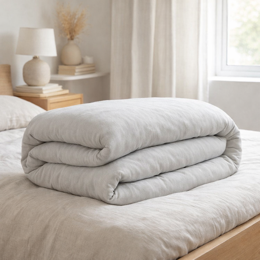 Housse de couette Kala Perle 240 x 220 en situation