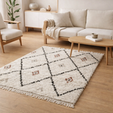 Tapis Elias 2 Naturel 120 x 170 x 3 cm en situation