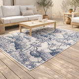 Tapis Deva extérieur Indigo 160 x 230 en situation