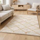 Tapis Casablanca 2 Curry 200 x 290 x 3 cm en situation