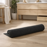 Tapis de bain uni Etia Carbone 54 x 64 en situation