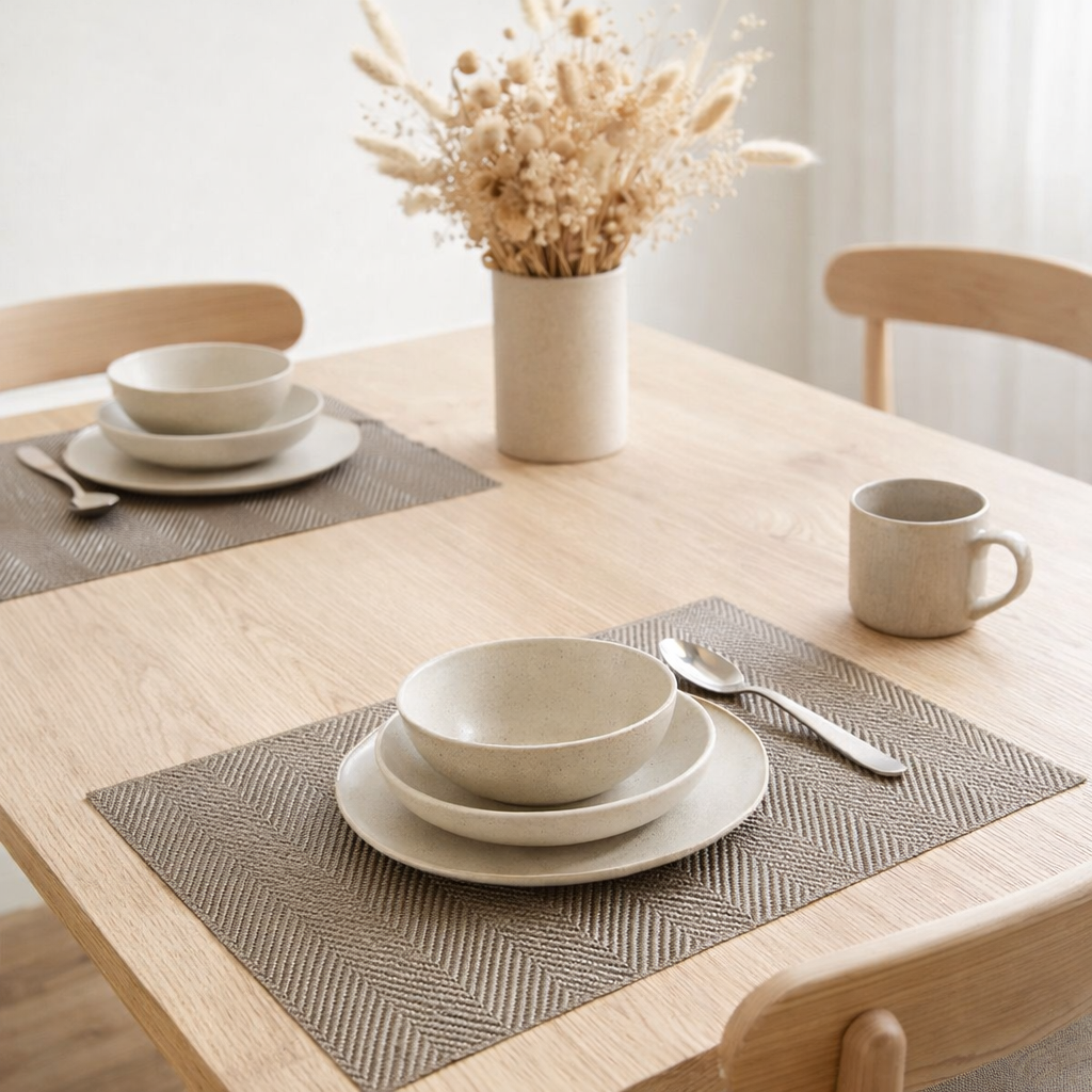 Set de table Archi Bronze 33 x 45 en situation
