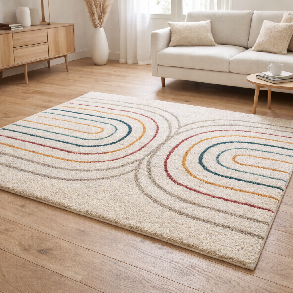 Tapis Zach 2 Multico 160 x 230 x 3 cm en situation