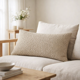 Coussin stonewashed Tana Pinede 40 x 65 en situation
