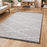 Tapis Tweed Perle 160 x 230 en situation