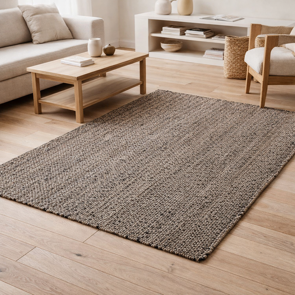 Tapis Elliot Carbone 120 x 170 en situation