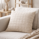 Coussin Cambra Naturel 45 x 45 en situation