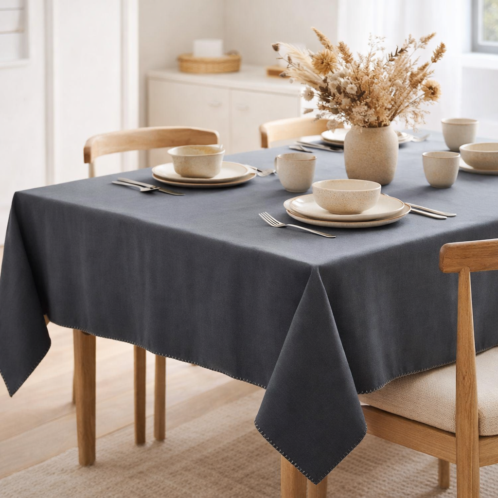 Nappe recyclée Delia Ombre 170 x 300 en situation