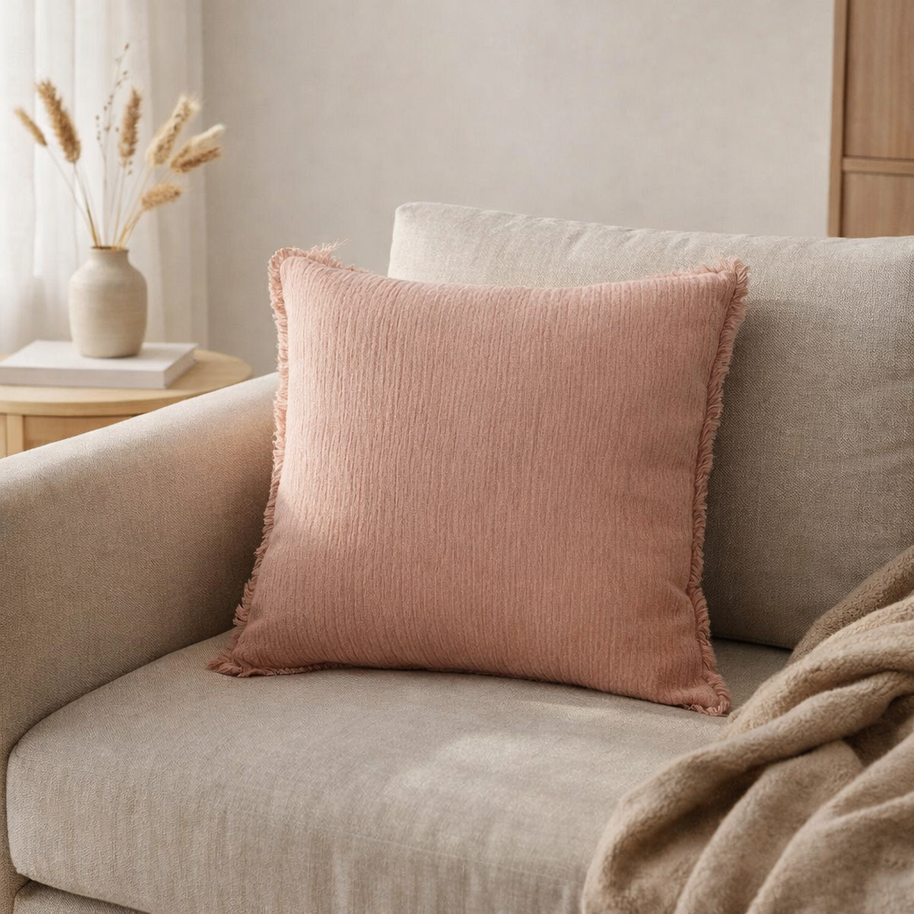 Coussin Emilio Terracotta 45 x 45 en situation