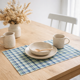 Set de table Elios Bleu 33 x 45 en situation