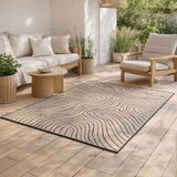 Tapis Alberta extérieur Naturel 120 x 170 en situation