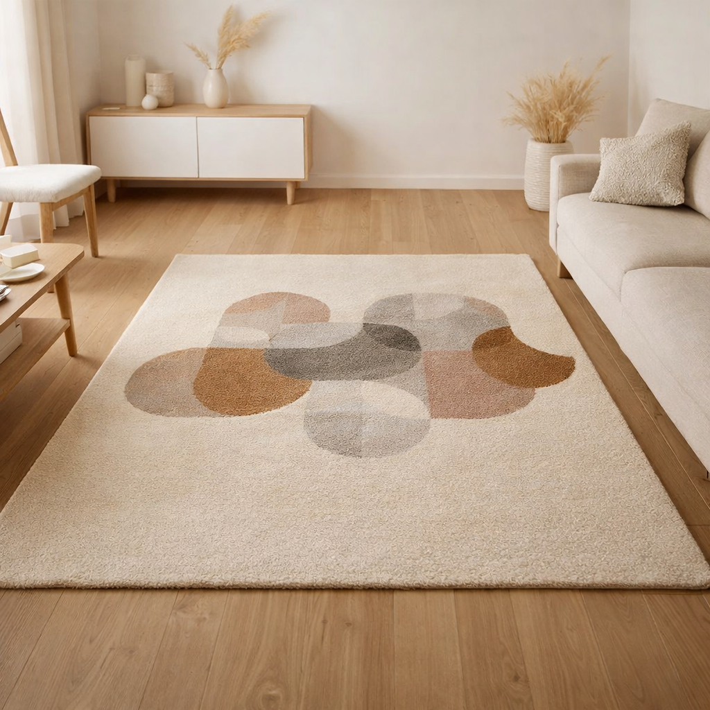 Tapis Aina Bronze 200 x 290 en situation