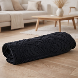Tapis Enzo carbone en situation