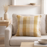 Coussin imprimé Kate Bronze 45 x 45 en situation