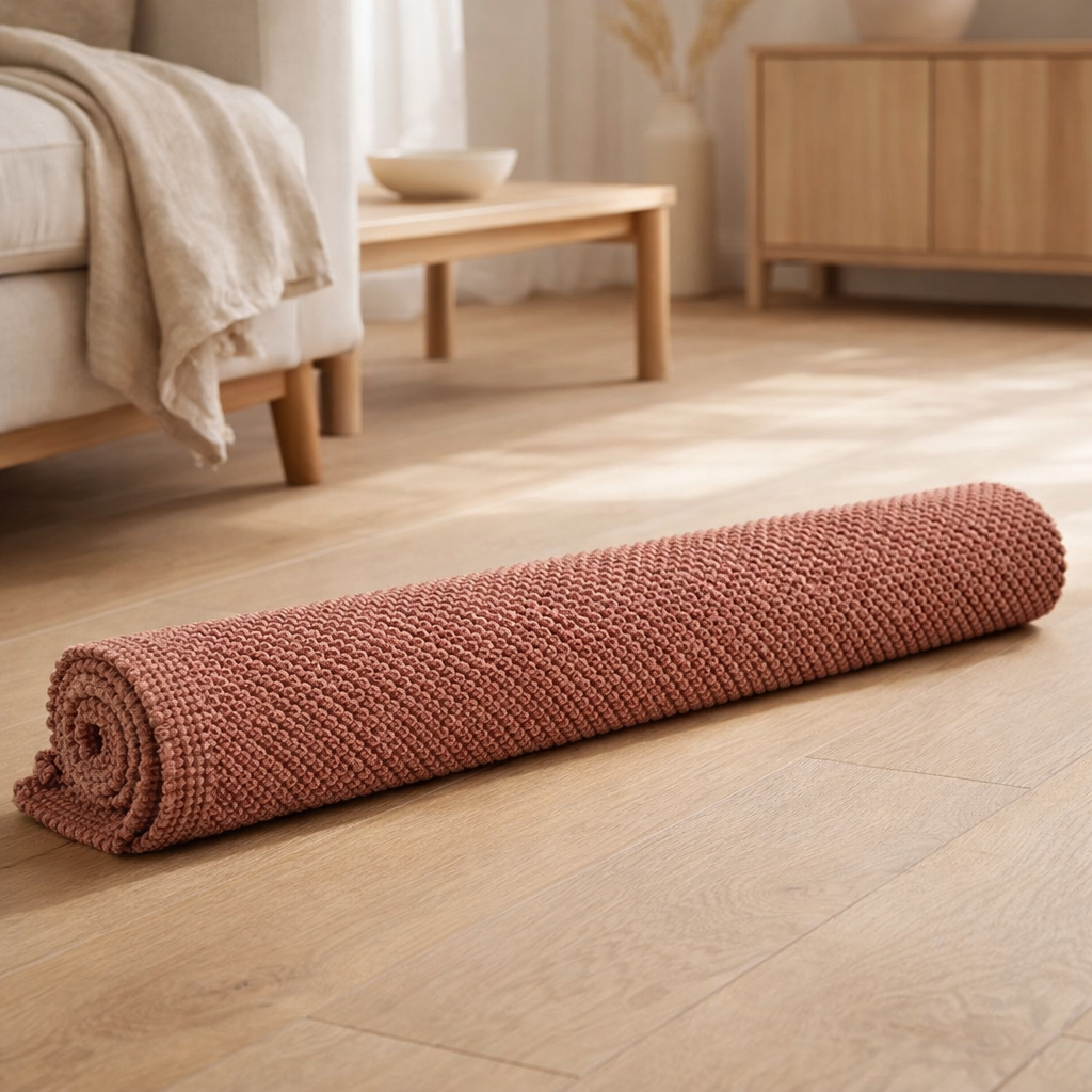 Tapis de bain Etia Terracotta 54 x 110 en situation