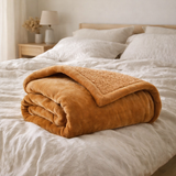 Jeté de lit Michka Bronze 220 x 240 en situation