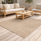 Tapis Alberta extérieur Lin 120 x 170 en situation