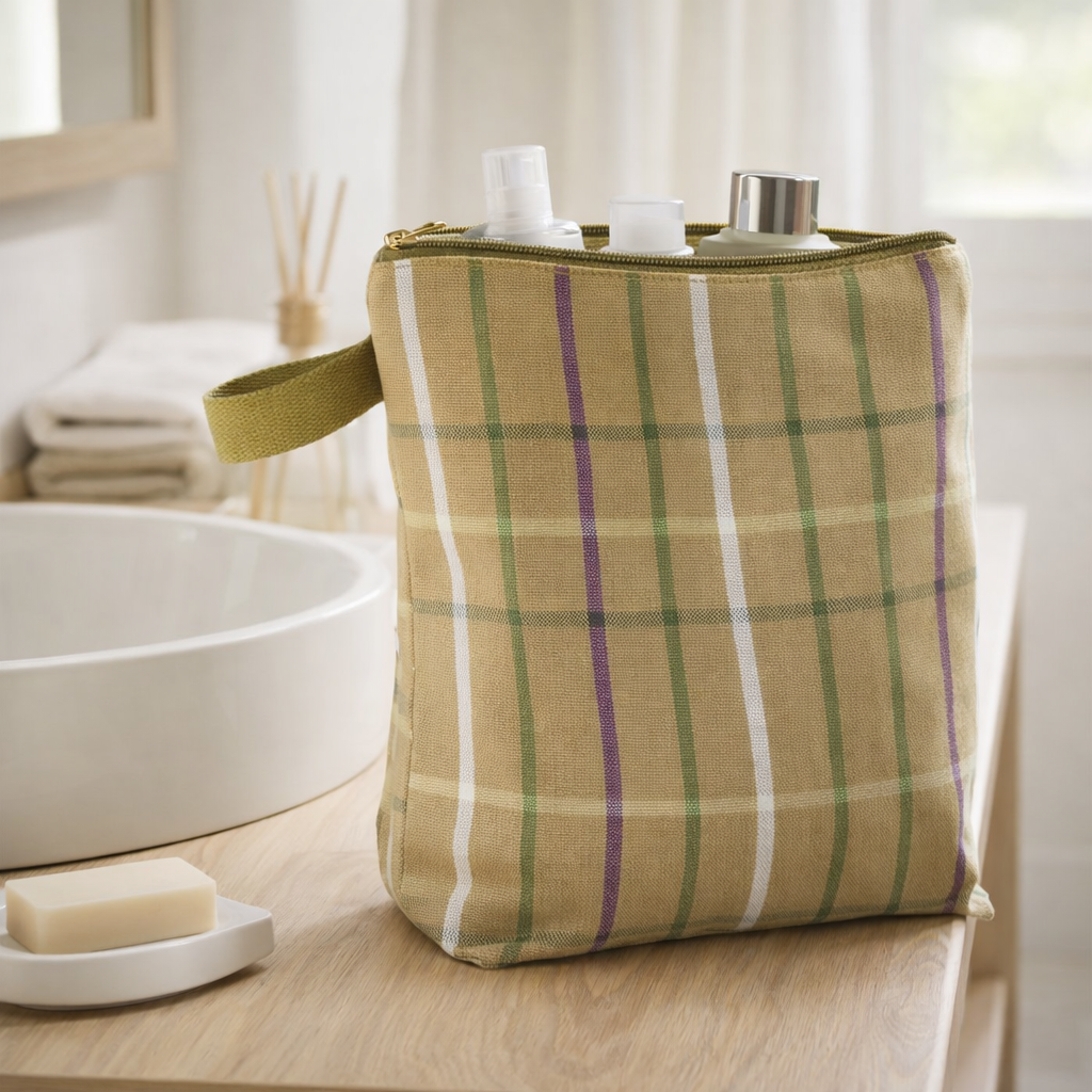 Trousse de toilette en situation