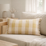 Coussin imprimé Kate Bronze 30 x 50 en situation
