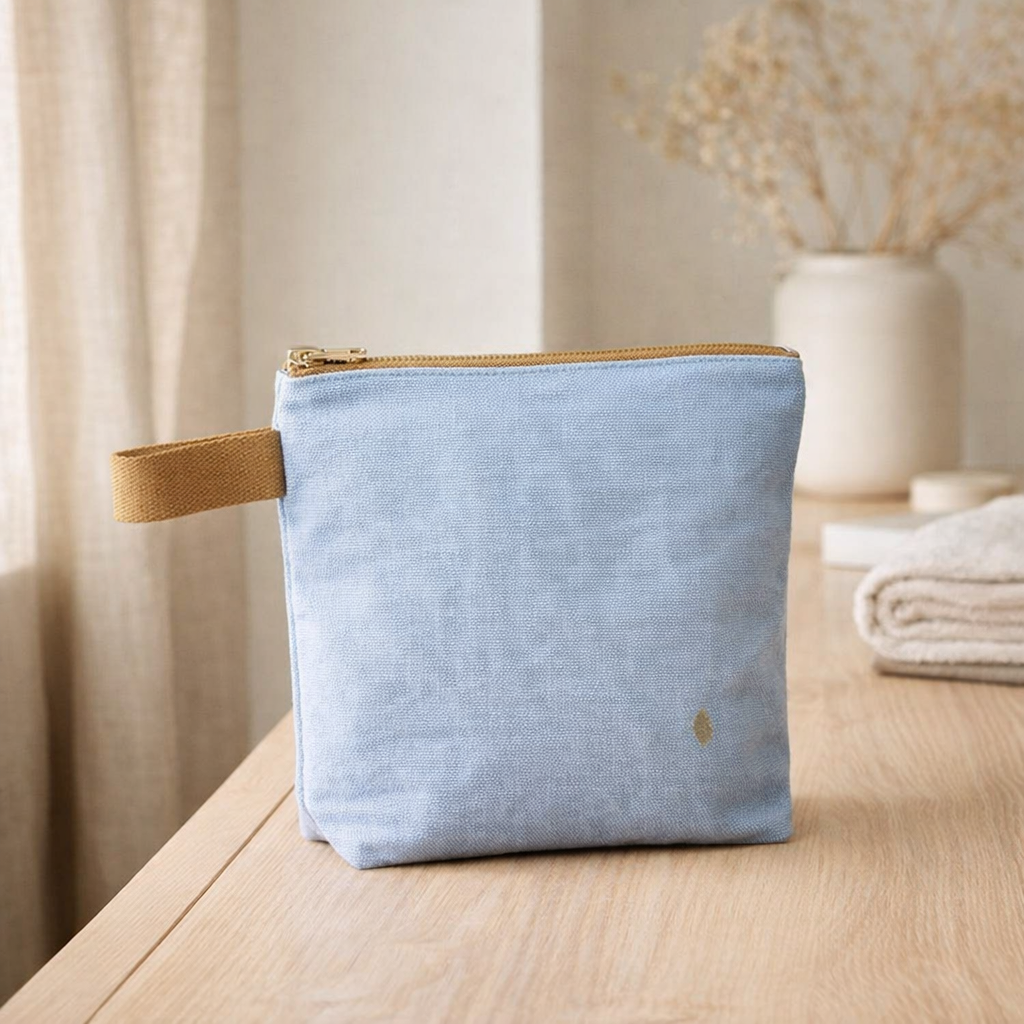 Trousse de toilette en situation