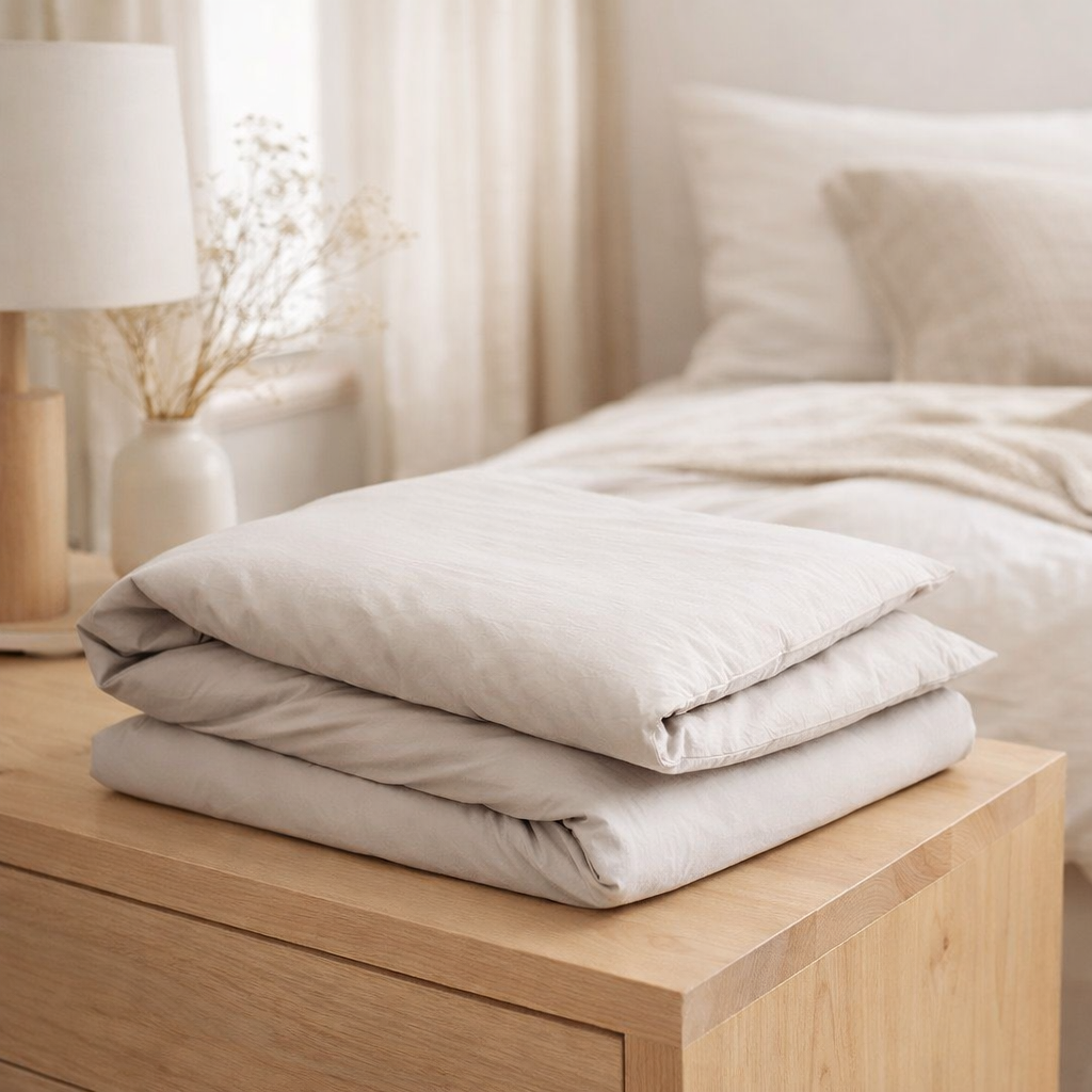 Housse de couette en situation